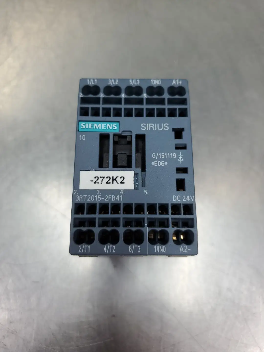 SIEMENS 3RT2015-2FB41 SIRIUS CONTACTOR, 24VDC. 4C-44