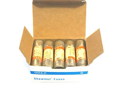 10 NEW GOULD SHAWMUT A25X1-1 FUSES A25X11