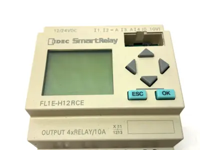 USED IDEC SMARTRELAY PROGRAMMABLE CPU 8XDC INPUT, 4XRELAY/10A OUTPUT