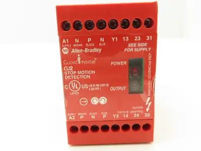 Allen Bradley 440R-S07140A Guardmaster Minotaur Stop Motion Detection 110/230VAC