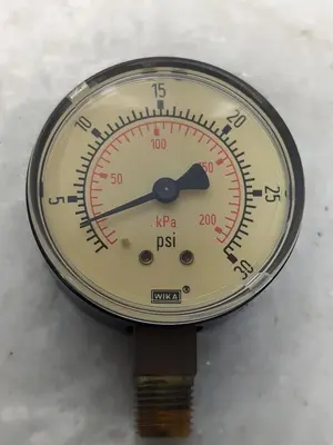 USED WIKA 0-30PSI