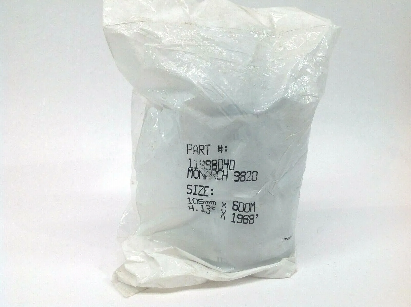 11898040 | Monarch  Wax Thermal Ribbon For Monarch 9820 Printer 105MM X 600M - Open box