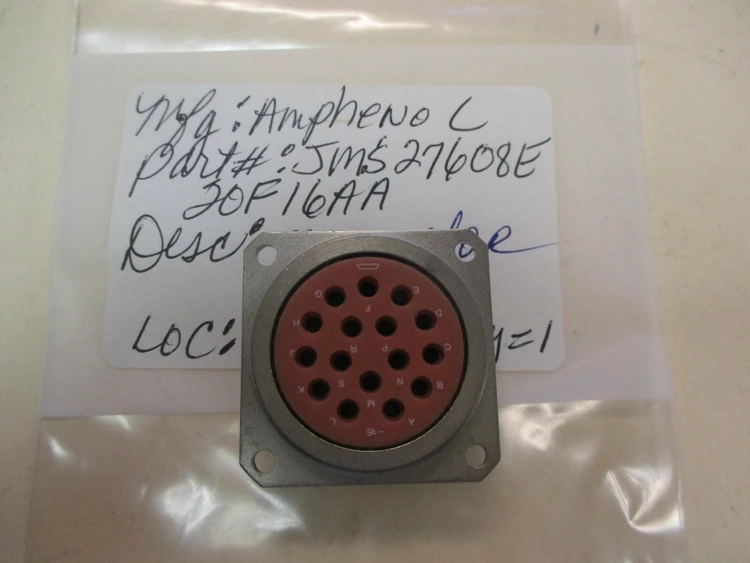 New | in-Stock Amphenol JMS27608E20F16AA Cable & Wire Arizona US | ASSET CONVERSION SPECIALISTS, INC. #307024