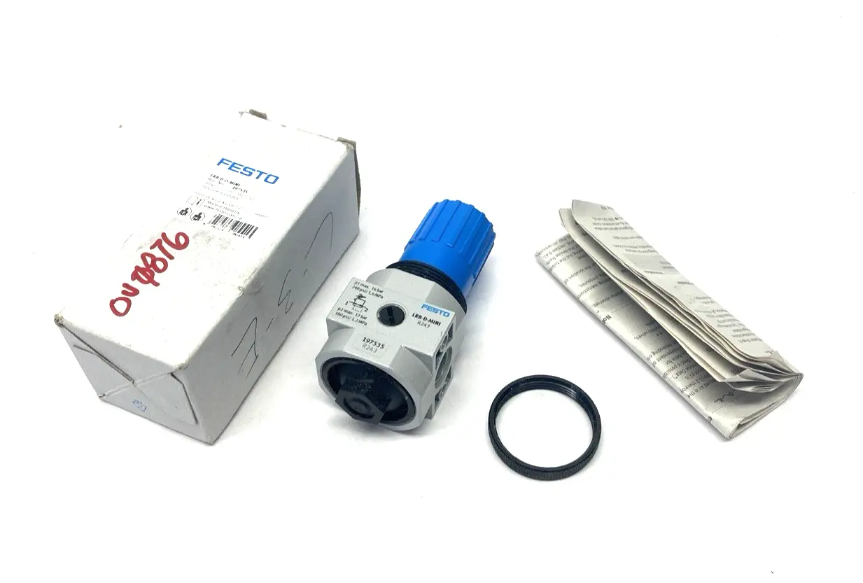 New | in-Stock Festo 197535 Air Pressure Regulators Michigan US | Maverick Industrial Sales #1418967