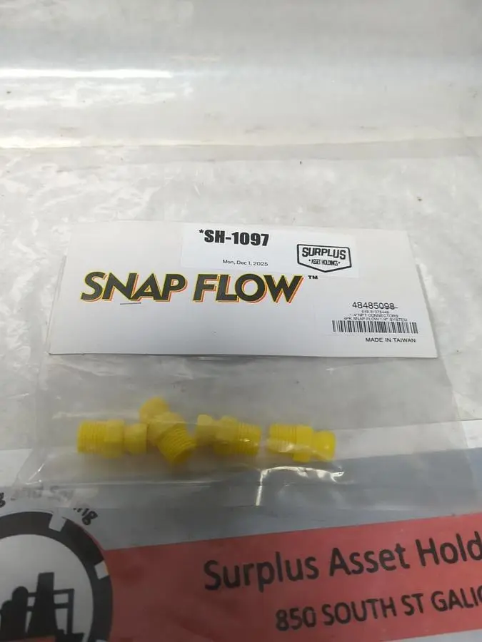 New | in-Stock SNAP FLOW 48485098 Misc Electrical & Power Parts Ohio US | Surplus Asset Holdings #1245194