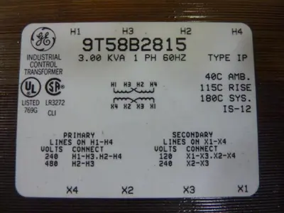 USED GENERAL ELECTRIC (G.E.) 9T58B2815