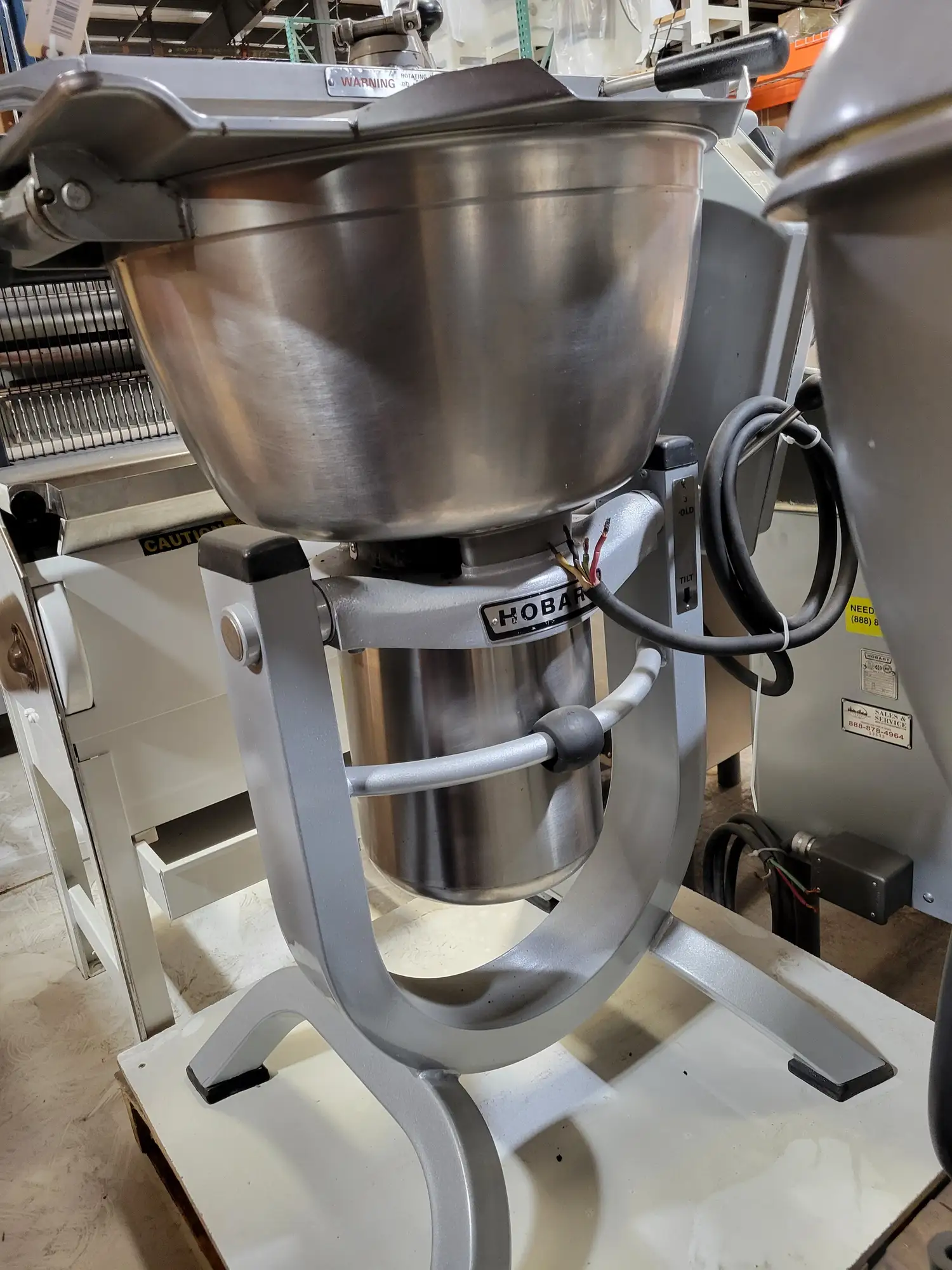 Hobart HCM-450 45 Quart Vertical Chopper/Mixer, 200VAC, 3 Phase