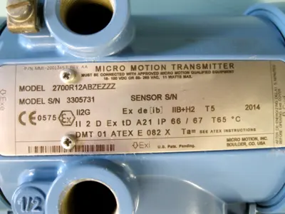 USED Micro Motion 2700 R12 AB ZEZZZ