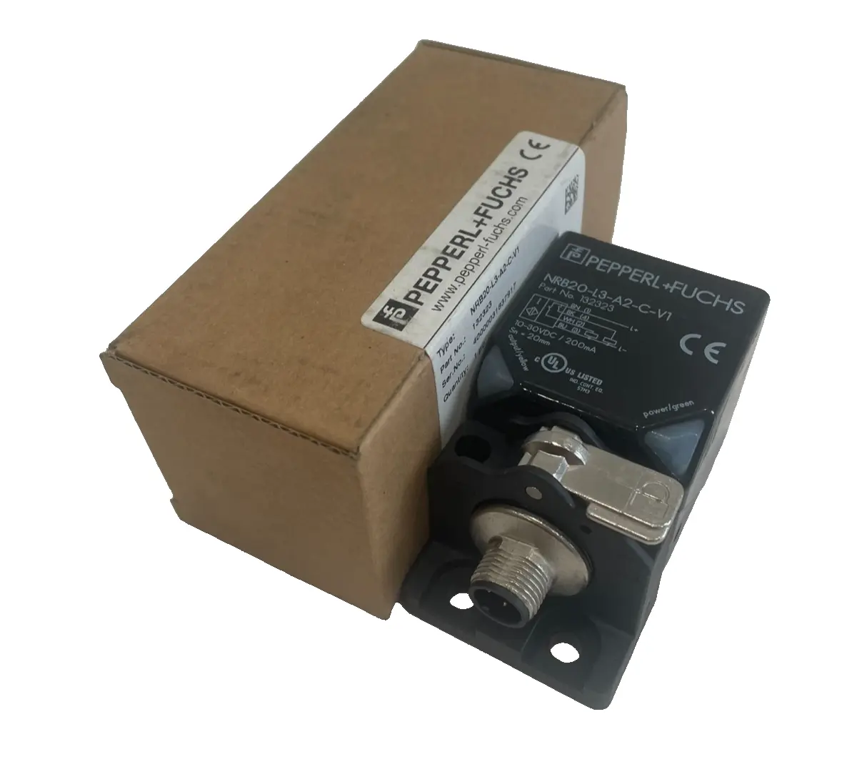 NEW PEPPERL+FUCHS NRB20-L3-A2-C-V1 INDUCTIVE SENSOR 132323 NRB20L3A2CV1