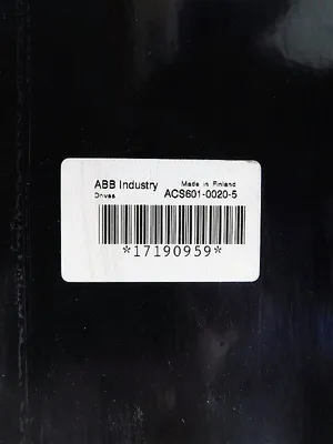 ABB ACS60100205000C1500000 ACS 600 Series Drive 61301411 No Keypad Used