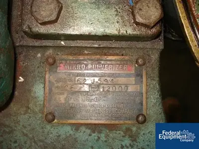 USED Mikro CF MIKRO PLUVERIZER, BRASS, 1 HP