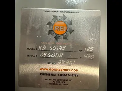 RENEGADE HD 60-125 Reprocessing Equipment, Shredders | Mark One Machinery (6)