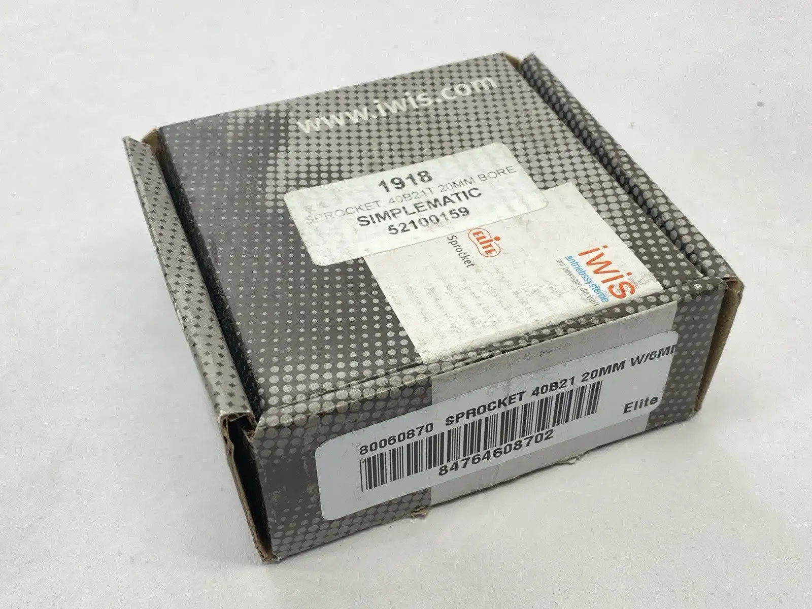 New | in-Stock Simplimatic Sprocket 20mm Bore 40B21T Parts & Accessories (Material Handling) Michigan US | Maverick Industrial Sales #1400786