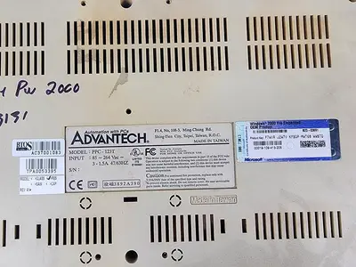 USED ADVANTECH PPC-123T