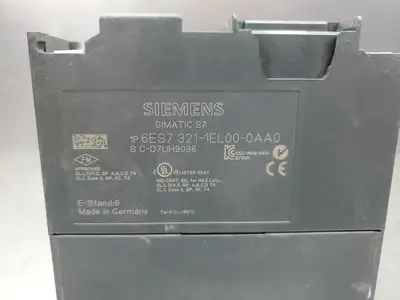 USED Siemens 6ES7321-1EL00-0AA0 Simatic S7 Digital Input Module, 32xAC120V