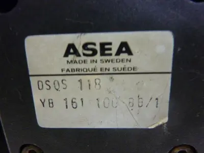 USED ASEA BROWN BOVERI YB161100-BB/1