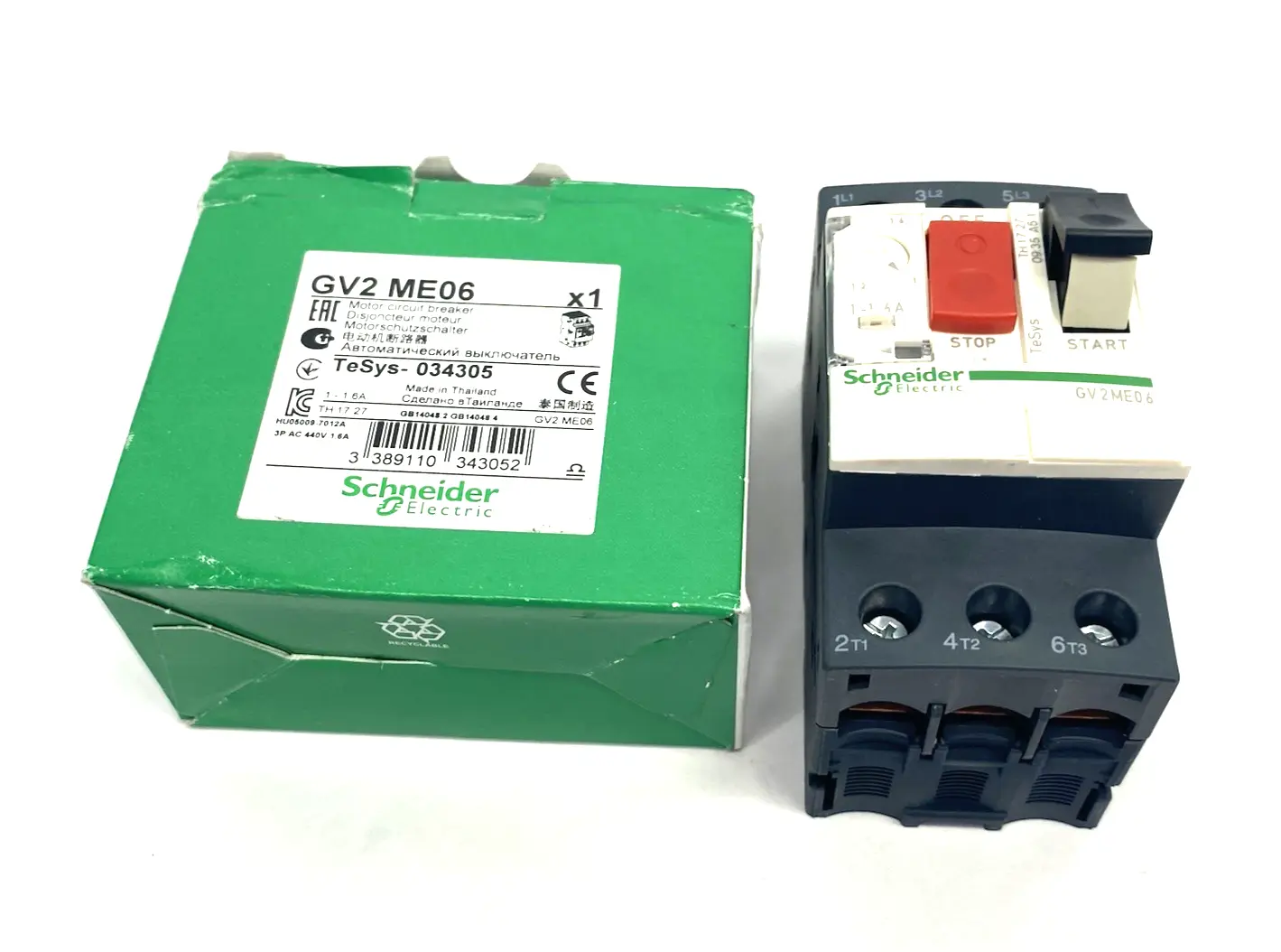 New | in-Stock Schneider Electric TeSys Deca Manual Starter and Protector 1 to 1.6A Starters Michigan US | Maverick Industrial Sales #1400874