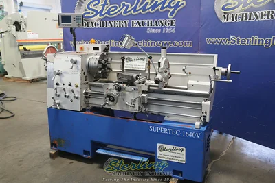 Used SUPERTEC 1640V Engine Lathes California US | Sterling Machinery Exchange #1465479