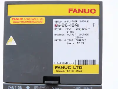 Fanuc A06B-6096-H106#RA F Servo Amplifier Module 230V 9.1 kw Series F