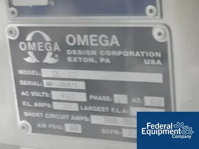 USED OMEGA OMEGA SHRINK BUNDLER, MODEL DL-27