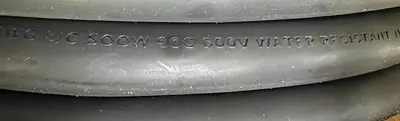 USED ROHS P-136-29-MSHA 8 AWG, 5/C SOOW 90C, 600V WATER RESISTANT CABLE APPROX 250 FT
