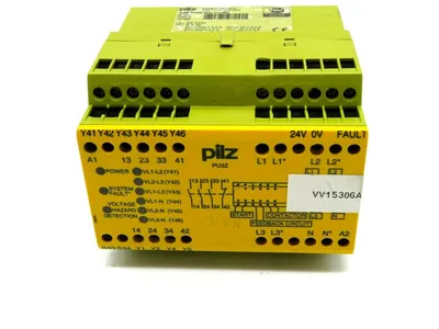 USED PILZ PU3Z-24VDC-3N/O-1N/C-6SO SAFETY RELAY PU3Z24VDC3NO1NC6SO