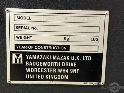 USED 2007 MAZAK QUICK TURN NEXUS 200-II