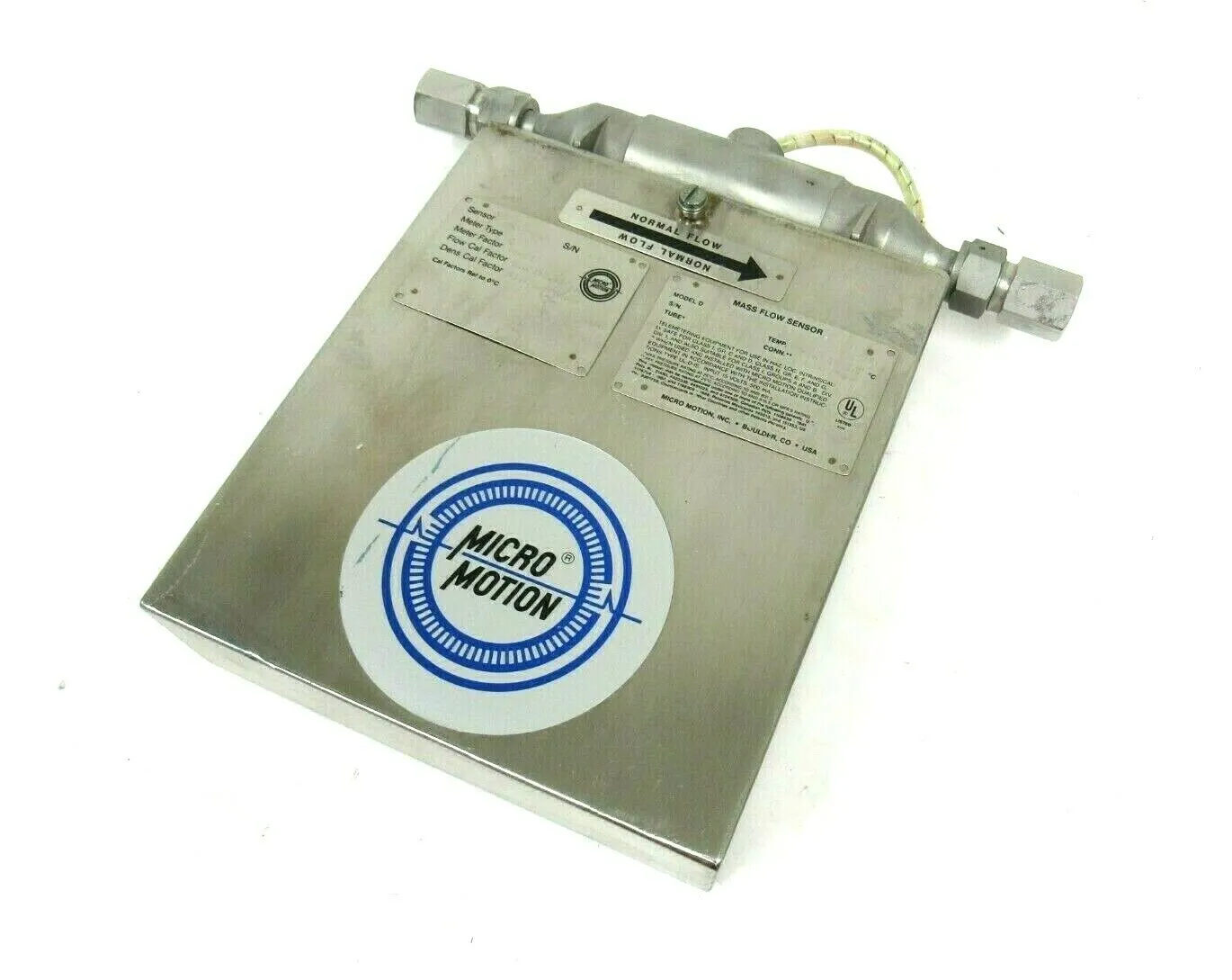 NEW MICRO MOTION DS040S119 MASS FLOW SENSOR