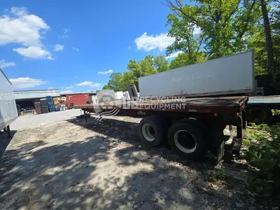 Used 2002 FONTAINE TANDEM AXEL FLATBED TRAILER Flatbed Trailers Maryland US | US Recycling Equipment #1494048