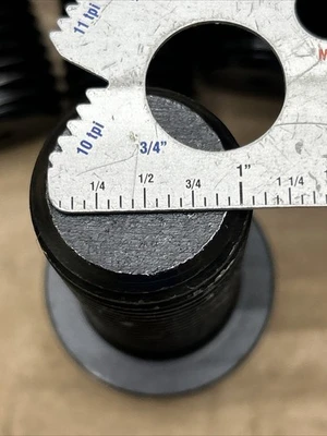 (6) EMP 170M Flanged Bolt Screw Black Alloy Steel See Photos For Size NNB