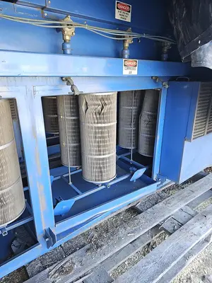 1997 24,000 CFM Filter 1 Dustron DB-12 Dust Booth | Dual 15HP (30HP) | 24’ Work Zone