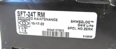 NEW SEALMASTER SFT-24T RM FLANGE BEARING SFT24TRM