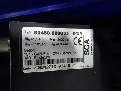 USED SCHUCKER 80450.000033