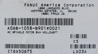 NEW FANUC A06B-1058-B901#0021 SERVO MOTOR A06B1058B9010021