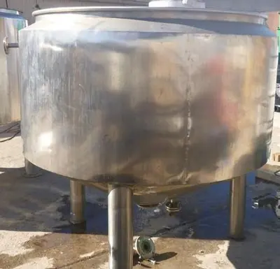 Tank, 425 Gallon, 316 Stainless Steel, 59" x 32", Jacketed, OT/CB #S743437