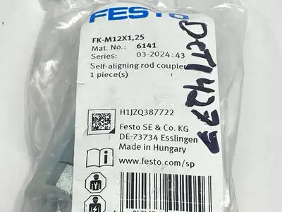 FK-M12X1,25, 6141 | Festo FK-M12X1,25 Self-Aligning Rod Coupler 6141 - New