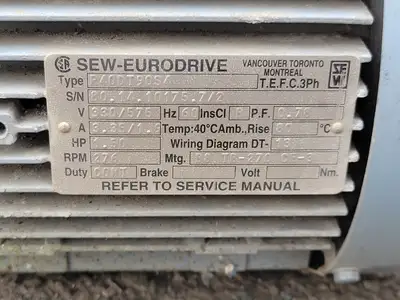 Used SEW R40DT90S4 Motors (misc) British Columbia CA | Lenmark #247712