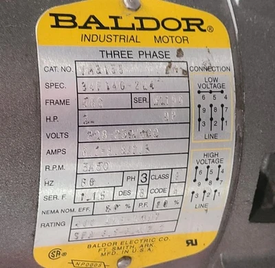 USED Baldor GOULDS