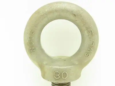 SWL 1.5T M30 x 3.5 Metric Shoulder Eye Bolt 45mm Shank NC-05  Lot of 3