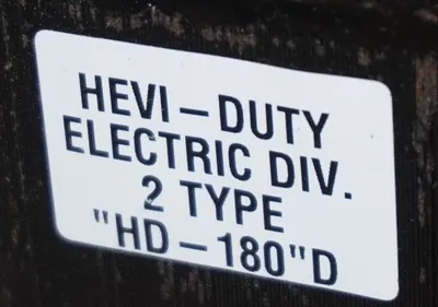 USED EGS HEVI-DUTY HD-180 TRANSFORMER HD180