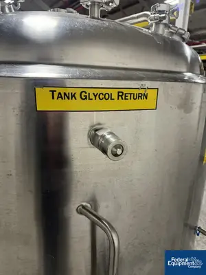 USED Precision 1,200 Liter Precision Stainless Reactor, 316L S/S, 45/100#