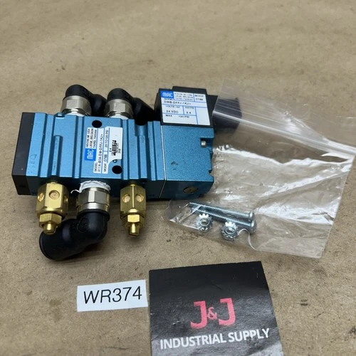 MAC 411A-B0A-DM-DFFJ-1KJ Solenoid Valve 120 PSI with DMB-DFFJ-1KJ 24 VDC 2.4 W
