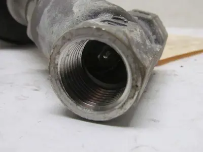 ASCO Joucomatic 1/2" Stainless Steel Pressure Operated Angled Piston Type Valve