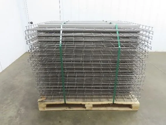 New Pallet Rack Wire Deck 48x46" Waterfall 4 Step Channel Racking 3000lb Mesh