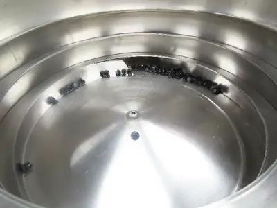 J&J Engineering V101 Vibratory Bowl Parts Feeder 115V Magnetic Coil Stainless