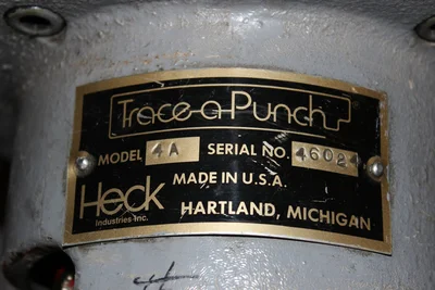 USED TRACE-A-PUNCH 4A