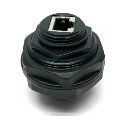 Used Molex Modular/Ethernet Connector RCPT Bulk Head Jack Plug Black Electrical Fittings Michigan US | Maverick Industrial Sales #1473873