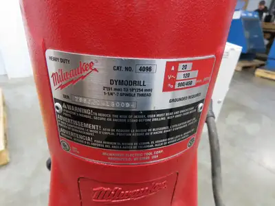 Milwaukee Vac-U-Rig Dymodrill 4096 Coring Motor 2" to 10" Core Bore Stand Set