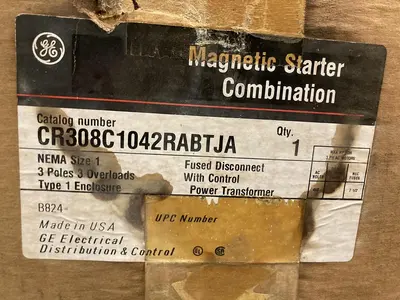 New | in-Stock GE CR308C1042RABTJA Industrial Controls Ohio US | Surplus Asset Holdings #1242646