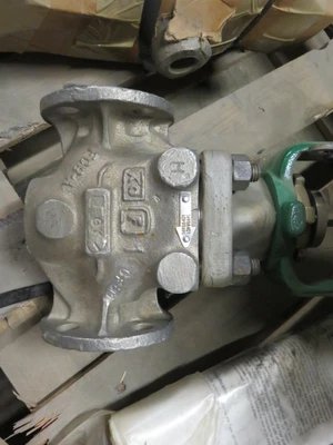 Fisher 1" type EZ Steam Valve with Actuator and Positioner , Unused Condition